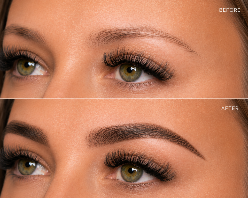Eyebrow waxing and tinting in Ponte Vedra Beach at Waves Aesthetics